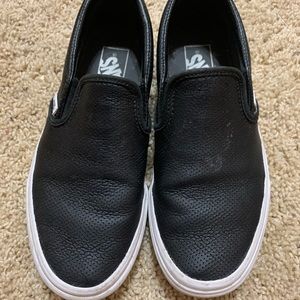 Leather Vans